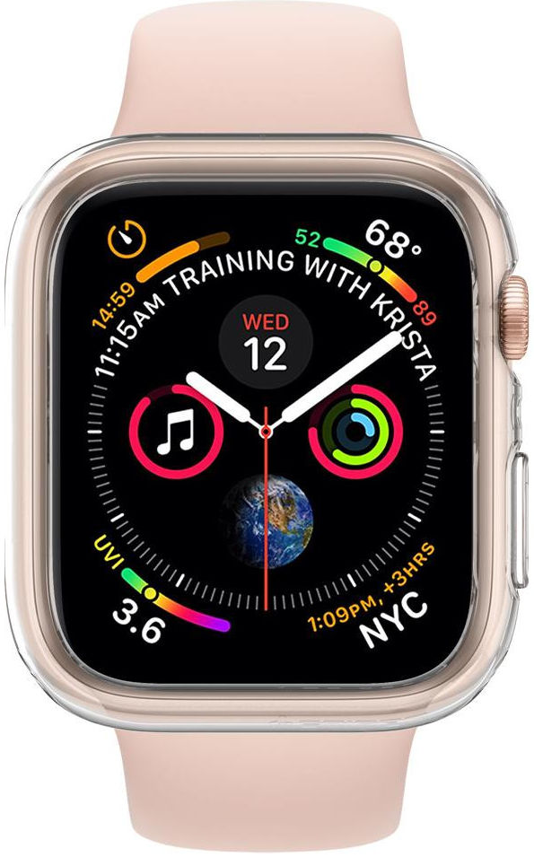 Spigen Liquid Crystal Apple Watch 44MM Hoesje Transparant afbeelding 5