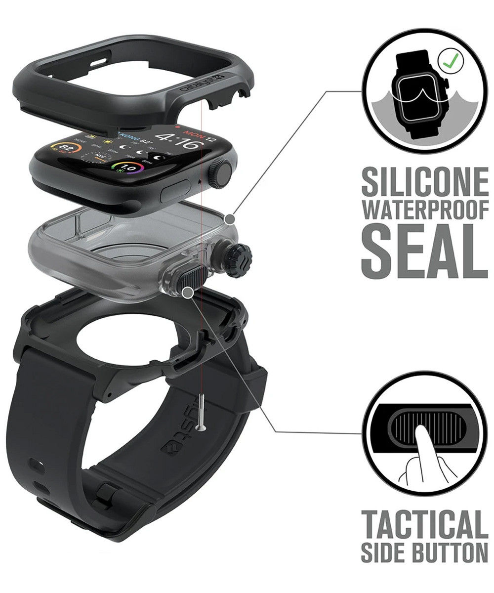Catalyst Full Protect en Waterdicht Apple Watch 40MM Hoesje Zwart afbeelding 10