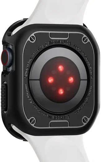 Spigen Rugged Armor Apple Watch 41MM / 40MM Hoesje Full Protect Zwart afbeelding 6