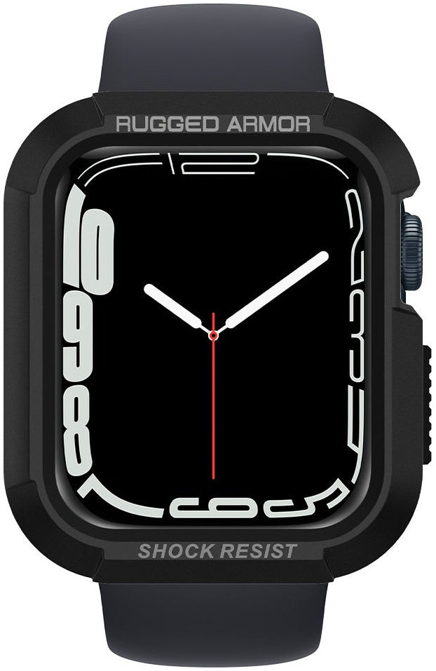 Spigen Rugged Armor Apple Watch 41MM / 40MM Hoesje Full Protect Zwart afbeelding 7