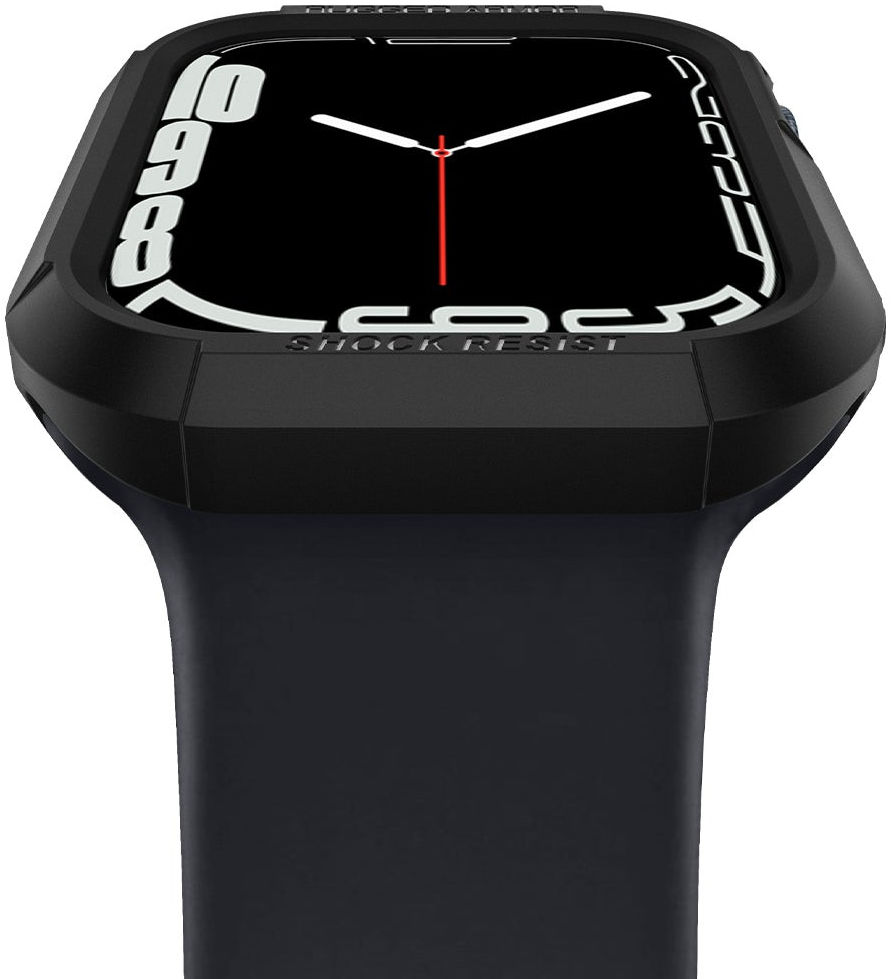 Spigen Rugged Armor Apple Watch 41MM / 40MM Hoesje Full Protect Zwart afbeelding 8