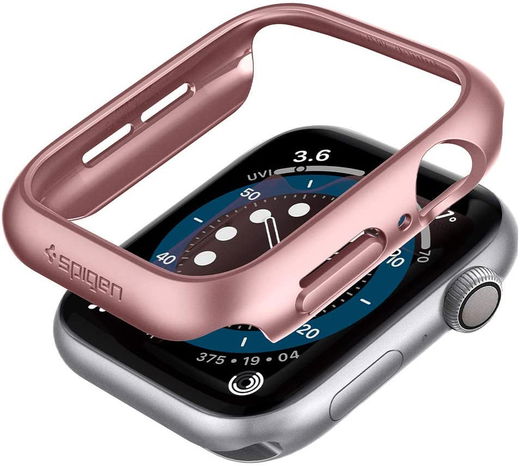Spigen Thin Fit Apple Watch 40MM Hoesje Hard Plastic Bumper Roze Goud afbeelding 2