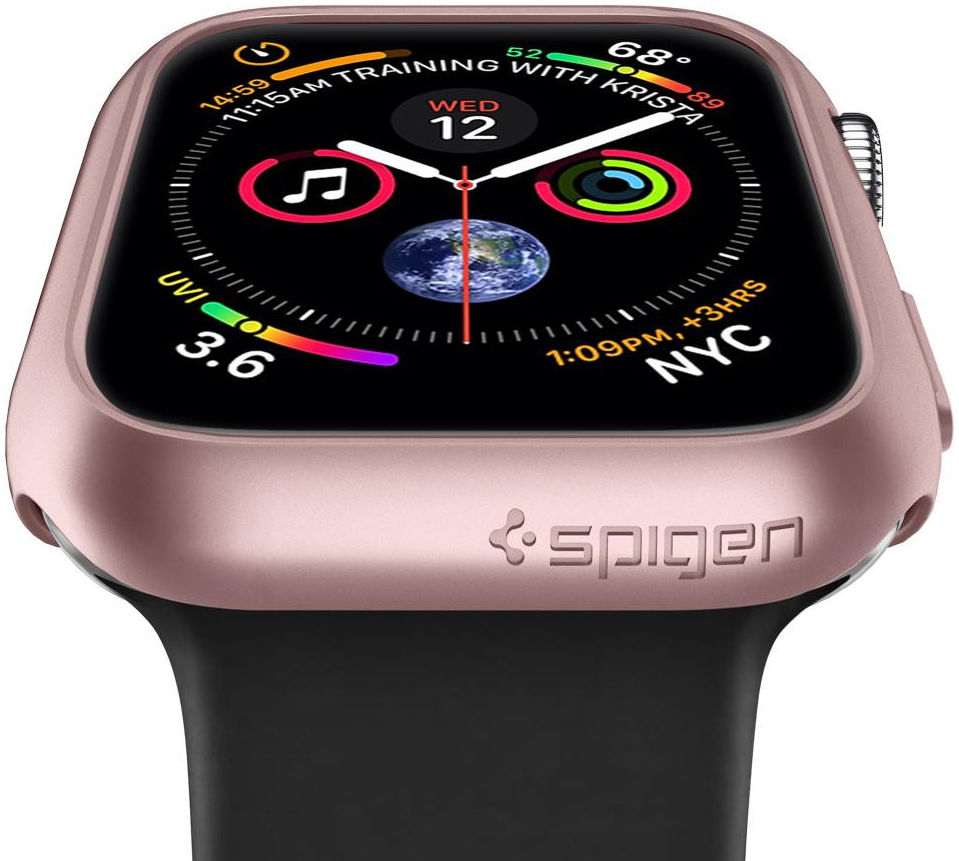 Spigen Thin Fit Apple Watch 40MM Hoesje Hard Plastic Bumper Roze Goud afbeelding 14