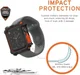 Urban Armor Gear Apple Watch 44MM Hoesje Zwart/Oranje afbeelding 11