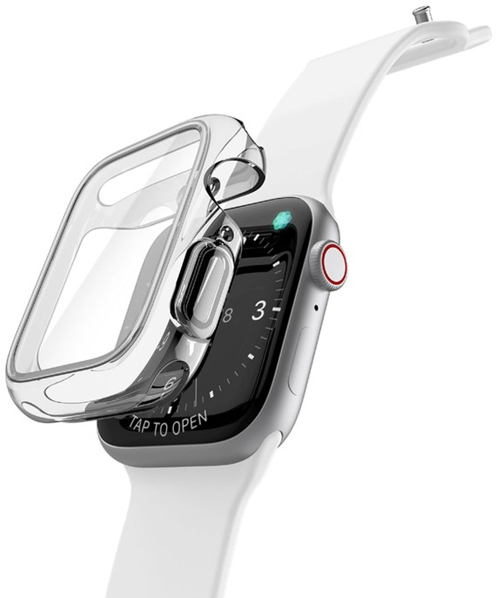 Raptic 360X Apple Watch 40MM Hoesje Full Screen Protect Transparant afbeelding 2