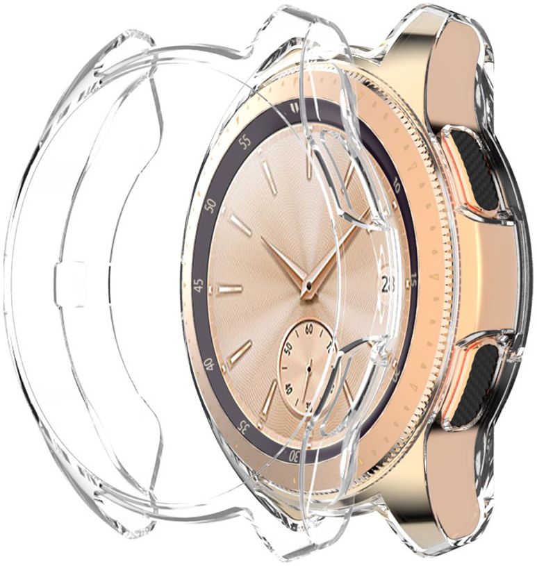 Samsung Galaxy Watch 46MM Hoesje - Flexibel TPU Bumper - Transparant afbeelding 2