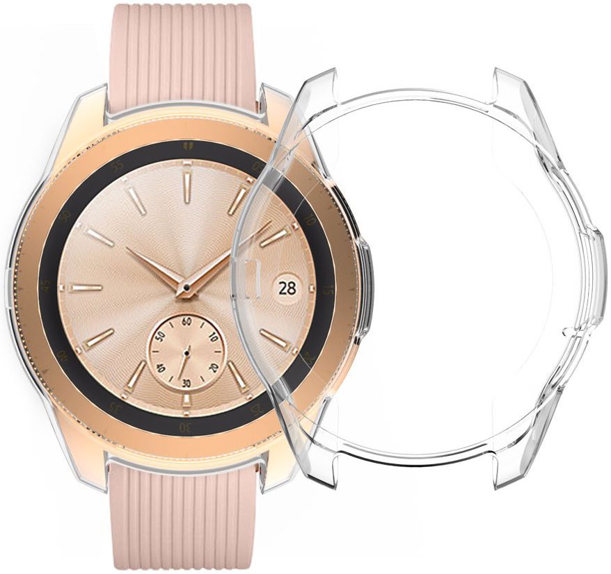 Samsung Galaxy Watch 46MM Hoesje - Flexibel TPU Bumper - Transparant afbeelding 1