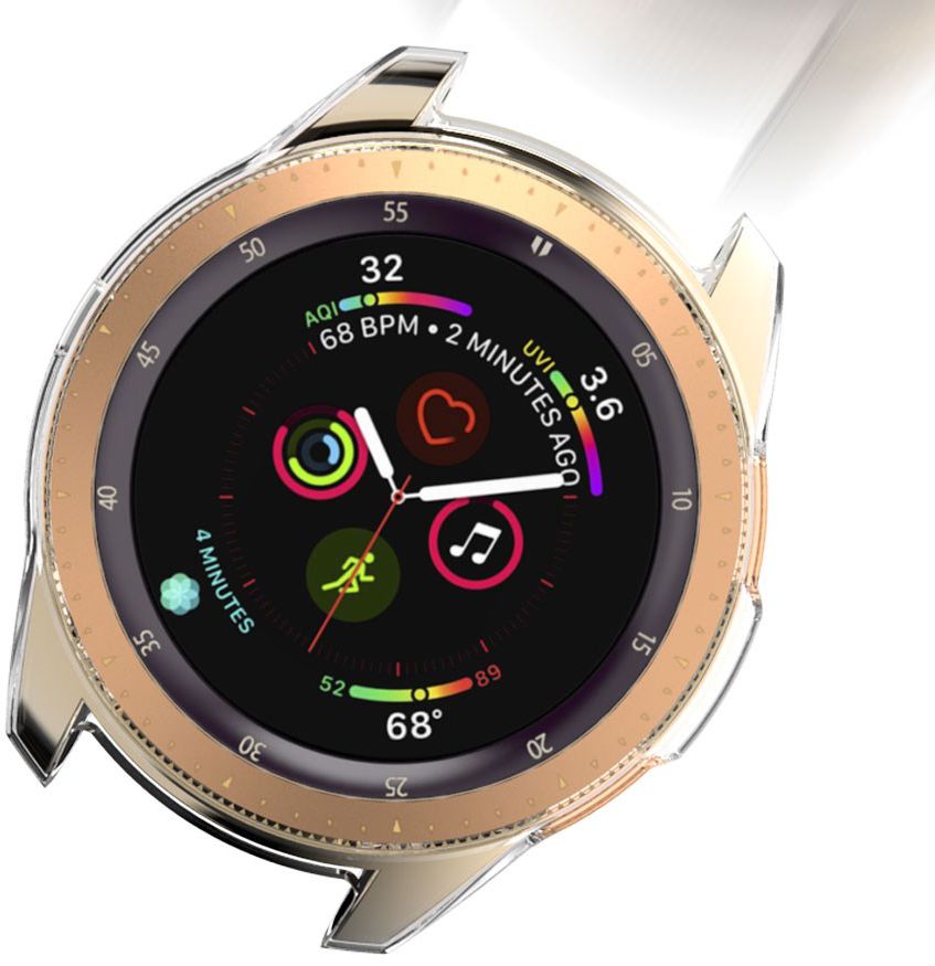 Samsung Galaxy Watch 46MM Hoesje - Flexibel TPU Bumper - Transparant afbeelding 6