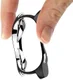 Samsung Galaxy Watch 46MM Hoesje Flexibel TPU Bumper Zwart afbeelding 3