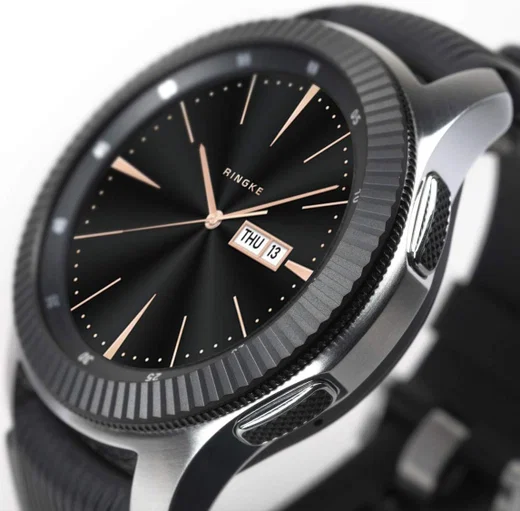 Ringke Bezel Styling Galaxy Watch 46MM Randbeschermer RVS Black afbeelding 4