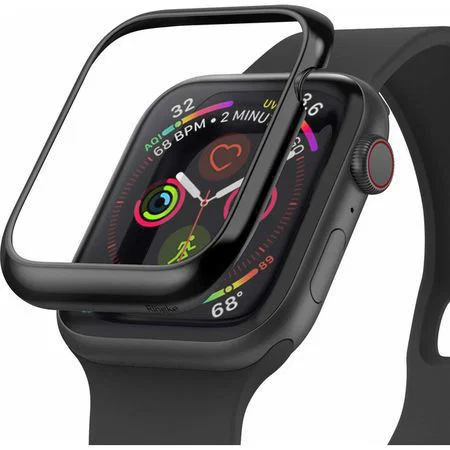 Ringke Bezel Styling Apple Watch 40MM Randbeschermer RVS Zwart afbeelding 1