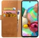 Rosso Element Samsung Galaxy A51 Hoesje Book Cover Lichtbruin afbeelding 1