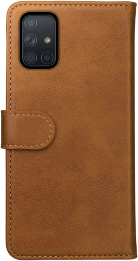Rosso Element Samsung Galaxy A51 Hoesje Book Cover Lichtbruin afbeelding 2