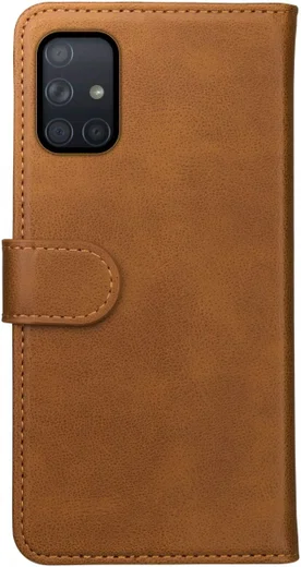 Rosso Element Samsung Galaxy A71 Hoesje Book Cover Lichtbruin afbeelding 2