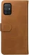 Rosso Element Samsung Galaxy A71 Hoesje Book Cover Lichtbruin afbeelding 2