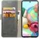 Rosso Element Samsung Galaxy A51 Hoesje Book Cover Grijs afbeelding 1