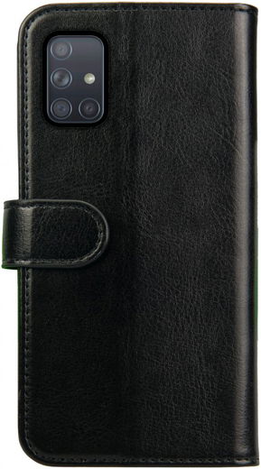 Rosso Element Samsung Galaxy A51 Hoesje Book Cover Zwart afbeelding 2