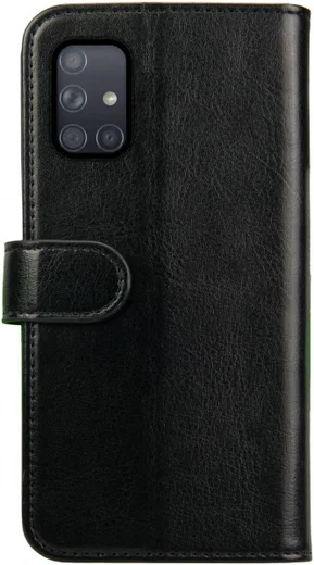 Rosso Element Samsung Galaxy A71 Hoesje Book Cover Zwart afbeelding 2