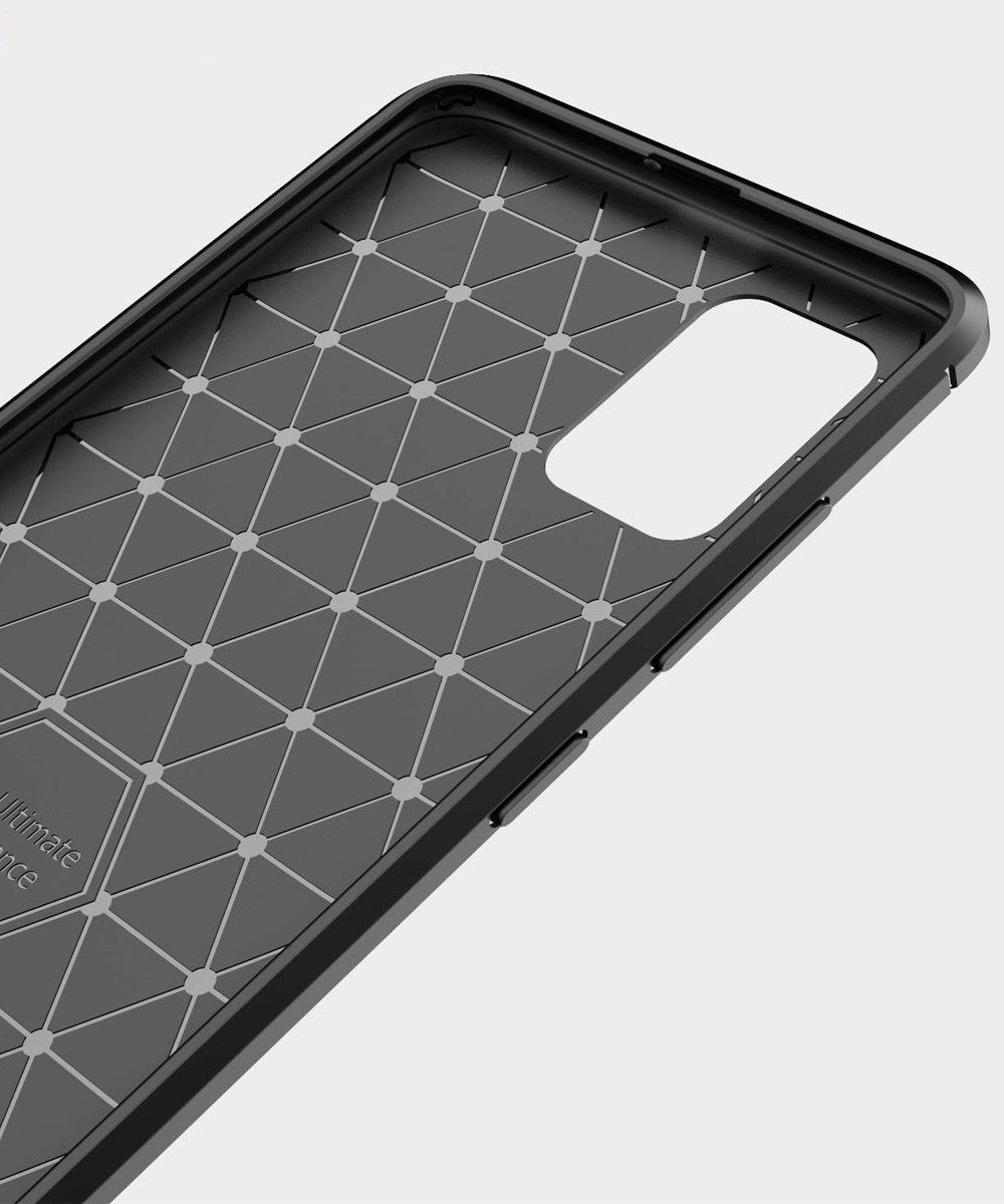 Samsung Galaxy A51 Hoesje Geborsteld TPU Rood afbeelding 9