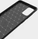 Samsung Galaxy A71 Geborsteld TPU Hoesje Zwart afbeelding 6