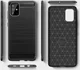 Samsung Galaxy A71 Geborsteld TPU Hoesje Blauw afbeelding 8