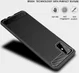 Samsung Galaxy A71 Geborsteld TPU Hoesje Blauw afbeelding 6