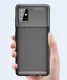 Samsung Galaxy A51 Hoesje Geborsteld Carbon Zwart afbeelding 6
