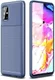 Samsung Galaxy A51 Hoesje Geborsteld Carbon Blauw afbeelding 5