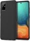 Samsung Galaxy A71 Hoesje Twill Slim Textuur Zwart afbeelding 1
