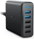 Anker PowerPort Speed (63W) 5-Poorts Quick Charge Thuislader Zwart afbeelding 1