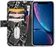 Mobilize Gelly Wallet Zipper Apple iPhone XR Hoesje Black Snake afbeelding 2