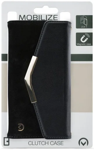 Mobilize Velvet Clutch iPhone SE 2020/2022 / 8 / 7 Hoesje Deep Black afbeelding 7