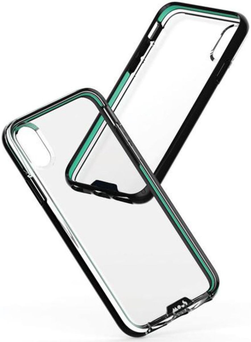 MOUS Clarity Apple iPhone XS / X Hoesje Transparant afbeelding 2