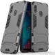 Samsung Galaxy A20e Hybride Hoesje met Standaard Grijs afbeelding 3