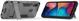 Samsung Galaxy A20e Hybride Hoesje met Standaard Grijs afbeelding 5