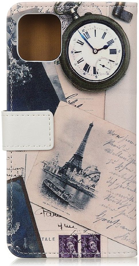 Samsung Galaxy A51 Book Case Hoesje Wallet met Print Eiffeltoren afbeelding 4