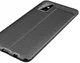 Samsung Galaxy A51 Hoesje TPU Leer Design Zwart afbeelding 10