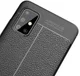 Samsung Galaxy A51 Hoesje TPU Leer Design Zwart afbeelding 8