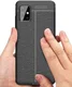 Samsung Galaxy A51 Hoesje TPU Leer Design Zwart afbeelding 4