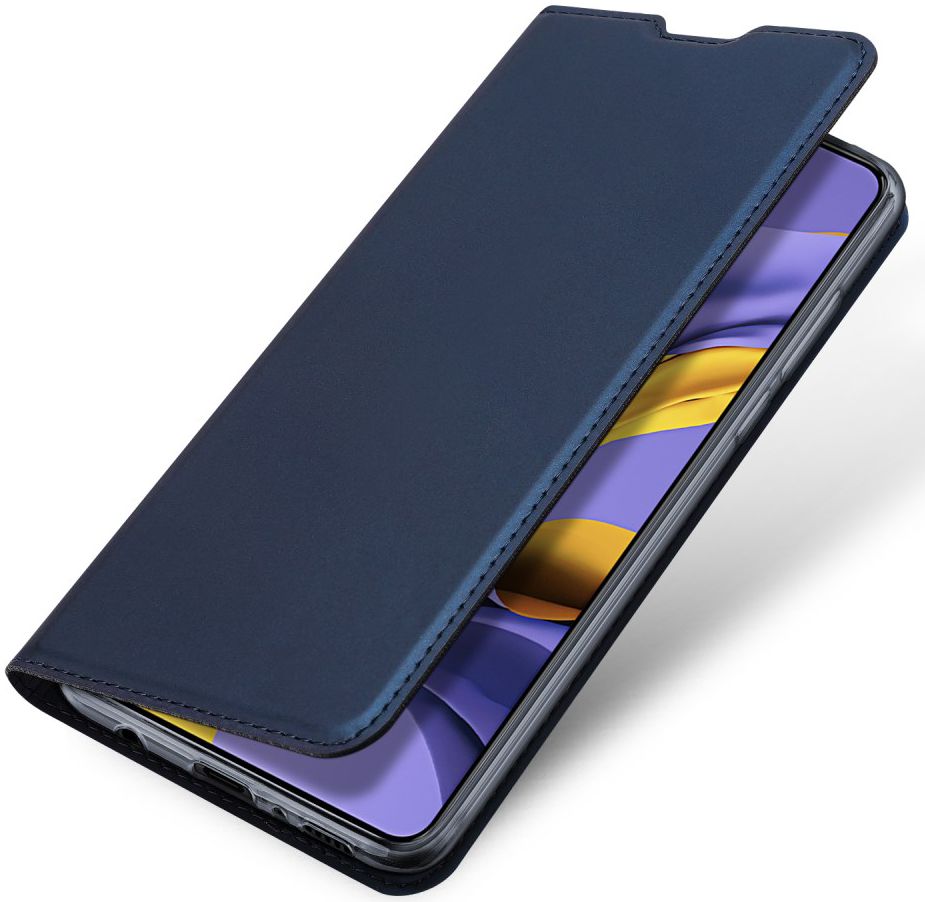 Dux Ducis Skin Pro Series Samsung Galaxy A51 Wallet Hoesje Blauw afbeelding 4