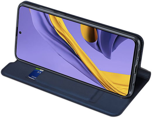 Dux Ducis Skin Pro Series Samsung Galaxy A51 Wallet Hoesje Blauw afbeelding 5
