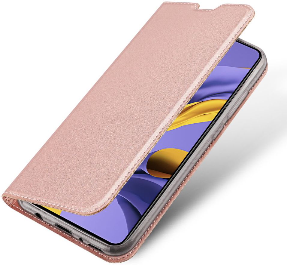 Dux Ducis Skin Pro Series Samsung Galaxy A51 Wallet Hoesje Roze afbeelding 4