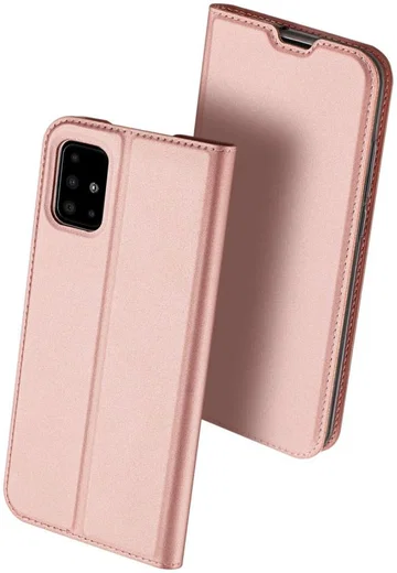 Dux Ducis Skin Pro Series Samsung Galaxy A51 Wallet Hoesje Roze afbeelding 2