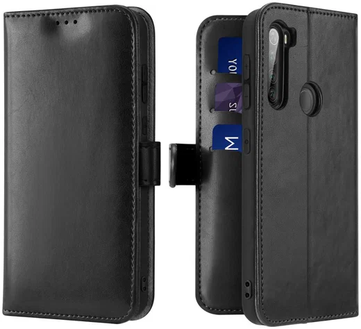 Dux Ducis Kado Series Xiaomi Redmi Note 8T Portemonnee Hoesje Zwart afbeelding 2