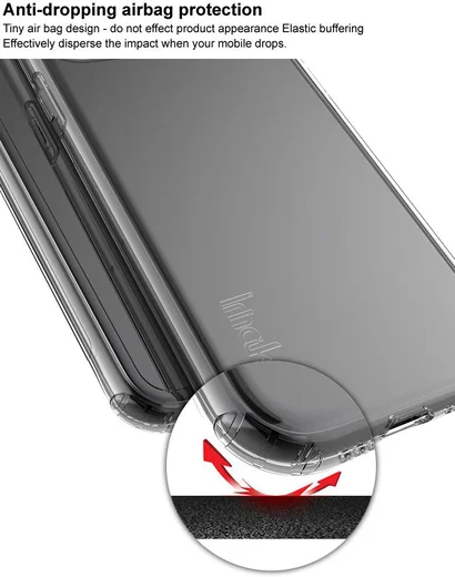 IMAK UX-6 Series Xiaomi Redmi 8 Hoesje TPU Transparant afbeelding 7