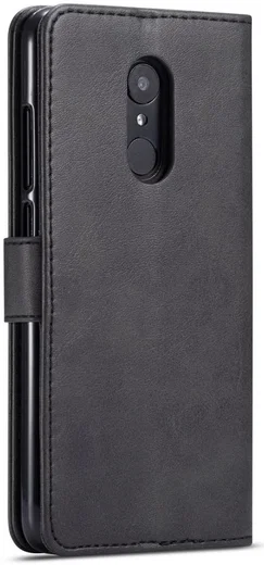 Xiaomi Redmi 8 PU Lederen Portemonnee Bookcase Hoesje Zwart afbeelding 1