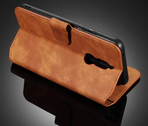 DG Ming Retro Portemonnee Xiaomi Redmi 8 Hoesje Bruin afbeelding 13
