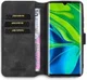 DG Ming Retro Portemonnee Xiaomi Mi Note 10 (Pro) Hoesje Zwart afbeelding 1