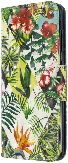 Nokia 6.2 / 7.2 Portemonnee Hoesje met Planten Print afbeelding 3