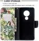 Nokia 6.2 / 7.2 Portemonnee Hoesje met Planten Print afbeelding 6